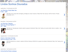 Tablet Screenshot of lindossonhosdourados.blogspot.com