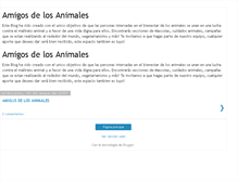 Tablet Screenshot of amigodelosanimales.blogspot.com