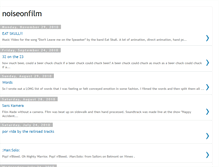 Tablet Screenshot of noiseonfilm.blogspot.com