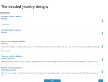 Tablet Screenshot of beaded-jewelry-designs.blogspot.com