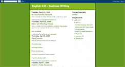 Desktop Screenshot of engl420sp09.blogspot.com