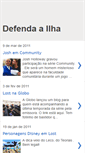 Mobile Screenshot of defendaailha.blogspot.com