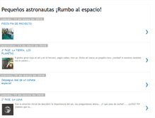 Tablet Screenshot of pequeastronautas.blogspot.com