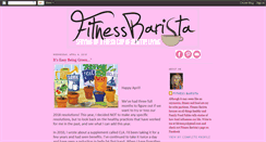 Desktop Screenshot of fitnessbarista.blogspot.com