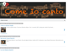 Tablet Screenshot of comeiocanto.blogspot.com