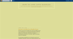 Desktop Screenshot of howtolose-lovehandles.blogspot.com