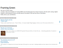 Tablet Screenshot of framinggreen.blogspot.com