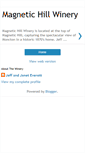 Mobile Screenshot of magnetichillwinery.blogspot.com