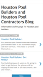 Mobile Screenshot of houstonpoolbuilders.blogspot.com