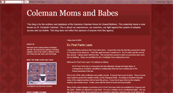 Desktop Screenshot of colemanmomsandbabes.blogspot.com