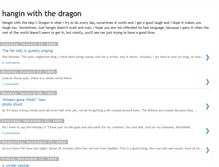 Tablet Screenshot of hangingwiththedragon.blogspot.com