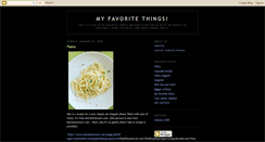 Desktop Screenshot of favoritethingsofmine.blogspot.com