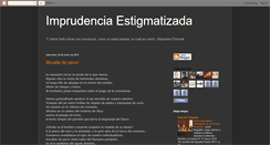 Desktop Screenshot of imprudenciaestigmatizada.blogspot.com