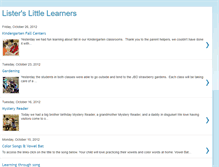 Tablet Screenshot of listerslittlelearners.blogspot.com