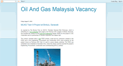 Desktop Screenshot of oilngasmalaysia.blogspot.com