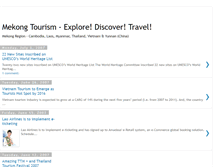 Tablet Screenshot of mekongtourism.blogspot.com