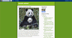 Desktop Screenshot of animaisdeestimacaoeselvagens.blogspot.com