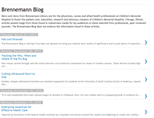 Tablet Screenshot of brennemannblog.blogspot.com