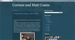 Desktop Screenshot of corinneandmattcoates.blogspot.com