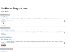 Tablet Screenshot of cikkelisa.blogspot.com