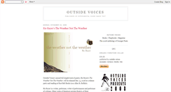 Desktop Screenshot of outsidevoices.blogspot.com