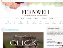 Tablet Screenshot of fernwehmag.blogspot.com