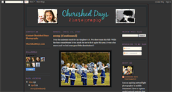 Desktop Screenshot of cherisheddaysphotography.blogspot.com