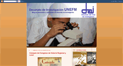 Desktop Screenshot of investigacionunefm.blogspot.com