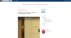 Desktop Screenshot of bossrealty.blogspot.com