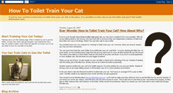 Desktop Screenshot of how-to-toilet-train-your-cat.blogspot.com