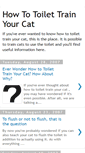 Mobile Screenshot of how-to-toilet-train-your-cat.blogspot.com