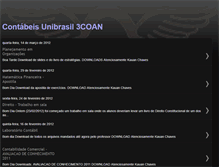 Tablet Screenshot of contabeisunibrasil.blogspot.com