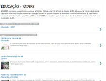 Tablet Screenshot of educacaofaders.blogspot.com