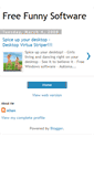 Mobile Screenshot of free-funny-software.blogspot.com