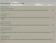 Tablet Screenshot of moonstone-alongthepath.blogspot.com