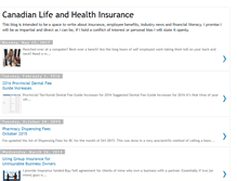 Tablet Screenshot of canadianlifeandhealthinsurance.blogspot.com