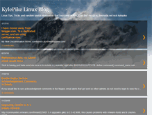 Tablet Screenshot of kylepikelinux.blogspot.com