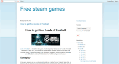 Desktop Screenshot of free-steam-games.blogspot.com