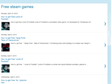 Tablet Screenshot of free-steam-games.blogspot.com