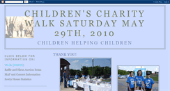 Desktop Screenshot of childcharitywalk.blogspot.com