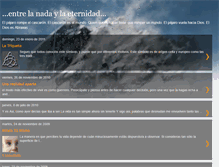 Tablet Screenshot of lanadaylaeternidad.blogspot.com