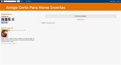Desktop Screenshot of amigocertoparahorasincertas.blogspot.com