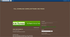 Desktop Screenshot of gamesboyz.blogspot.com