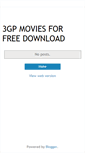 Mobile Screenshot of 3gpmovieslinks.blogspot.com