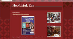 Desktop Screenshot of hoofdstukeen.blogspot.com
