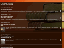 Tablet Screenshot of liberlexica.blogspot.com