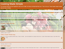 Tablet Screenshot of cookingsimplymade.blogspot.com