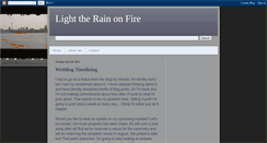 Desktop Screenshot of lighttherainonfire.blogspot.com