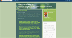 Desktop Screenshot of beautyofcreatingwellness.blogspot.com