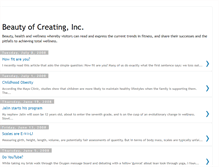 Tablet Screenshot of beautyofcreatingwellness.blogspot.com